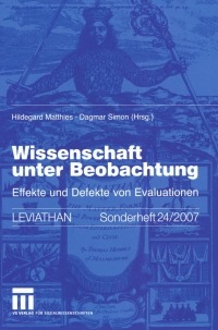 Cover image: Wissenschaft unter Beobachtung 1st edition 9783531154572
