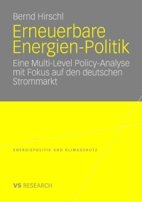 Imagen de portada: Erneuerbare Energien-Politik 9783835070240