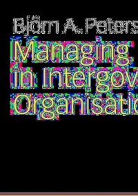 Cover image: Managing Diversity in Intergovernmental Organisations 9783835070271