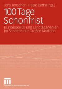 Omslagafbeelding: 100 Tage Schonfrist 1st edition 9783531151977