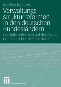 Titelbild: Verwaltungsstrukturreformen in den deutschen Bundesländern 9783531157740