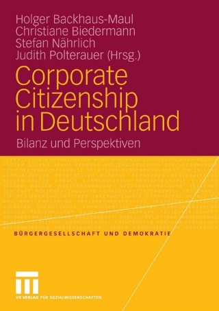 Cover image: Corporate Citizenship in Deutschland 1st edition 9783531159591