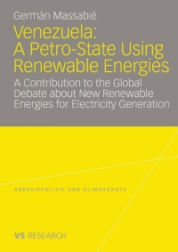 Cover image: Venezuela: A Petro-State Using Renewable Energies 9783531159942
