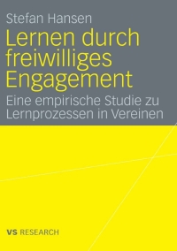 Immagine di copertina: Lernen durch freiwilliges Engagement 9783531159638