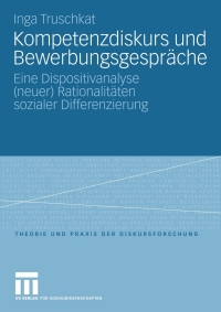 Cover image: Kompetenzdiskurs und Bewerbungsgespräche 9783531160221