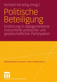 Immagine di copertina: Politische Beteiligung 1st edition 9783531161587