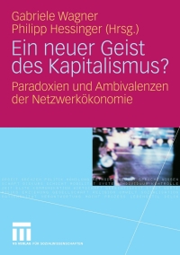 Cover image: Ein neuer Geist des Kapitalismus? 1st edition 9783531153155