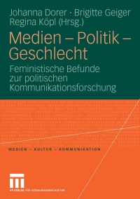 Cover image: Medien - Politik - Geschlecht 9783531154190