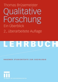 Omslagafbeelding: Qualitative Forschung 2nd edition 9783531162881