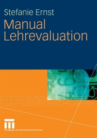 Omslagafbeelding: Manual Lehrevaluation 9783531159805