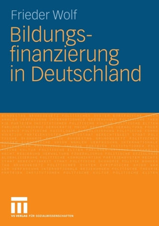Titelbild: Bildungsfinanzierung in Deutschland 9783531160559