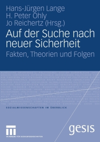 Omslagafbeelding: Auf der Suche nach neuer Sicherheit 1st edition 9783531161242