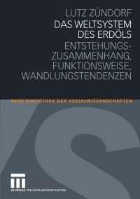 Cover image: Das Weltsystem des Erdöls 9783531160856