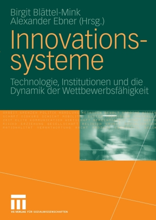 Imagen de portada: Innovationssysteme 1st edition 9783531149370
