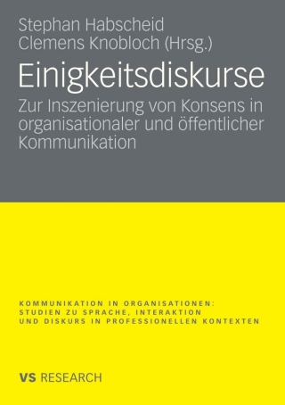 Imagen de portada: Einigkeitsdiskurse 9783531164090