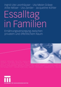 Imagen de portada: Essalltag in Familien 9783531160535