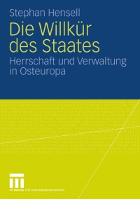 Immagine di copertina: Die Willkür des Staates 9783531165103