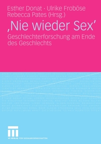 Immagine di copertina: 'Nie wieder Sex' 9783531165257