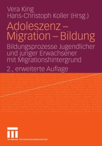 Cover image: Adoleszenz - Migration - Bildung 2nd edition 9783531164717