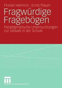 Cover image: Fragwürdige Fragebögen 9783531165349