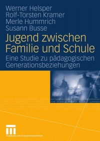 Imagen de portada: Jugend zwischen Familie und Schule 9783531165745