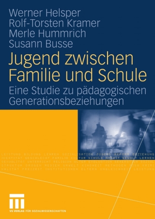Cover image: Jugend zwischen Familie und Schule 9783531165745
