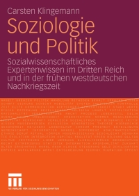 Cover image: Soziologie und Politik 9783531150642