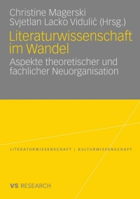 Cover image: Literaturwissenschaft im Wandel 9783531165028