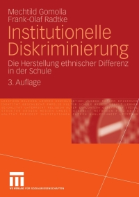 Cover image: Institutionelle Diskriminierung 3rd edition 9783531166421