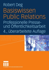 Titelbild: Basiswissen Public Relations 4th edition 9783531163833