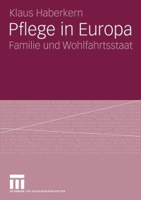 Imagen de portada: Pflege in Europa 9783531166469