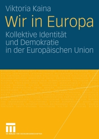 Cover image: Wir in Europa 9783531163611
