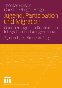 Cover image: Jugend, Partizipation und Migration 2nd edition 9783531166186