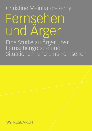 Omslagafbeelding: Fernsehen und Ärger 9783531168401