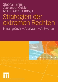 Imagen de portada: Strategien der extremen Rechten 1st edition 9783531159119