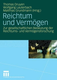 Omslagafbeelding: Reichtum und Vermögen 1st edition 9783531159287