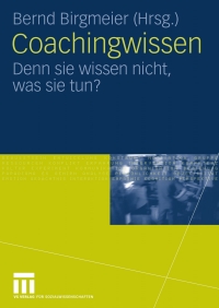 Cover image: Coachingwissen 1st edition 9783531163062