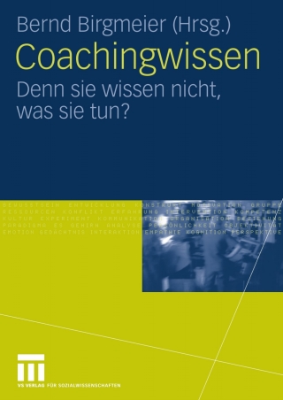 Imagen de portada: Coachingwissen 1st edition 9783531163062
