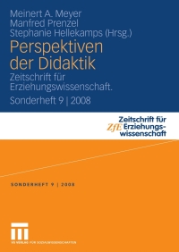 Cover image: Perspektiven der Didaktik 1st edition 9783531154947