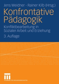 Cover image: Konfrontative Pädagogik 3rd edition 9783531163628