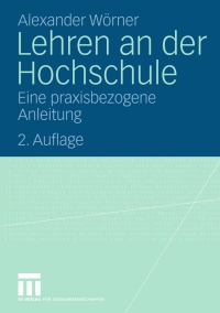 Imagen de portada: Lehren an der Hochschule 2nd edition 9783531163635