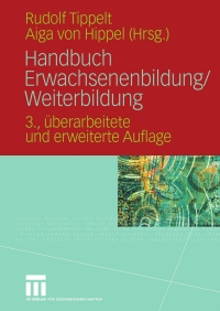 Cover image: Handbuch Erwachsenenbildung/Weiterbildung 3rd edition 9783531155067