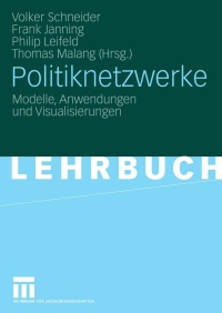 Imagen de portada: Politiknetzwerke 1st edition 9783531164014