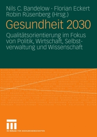 Cover image: Gesundheit 2030 9783531168043