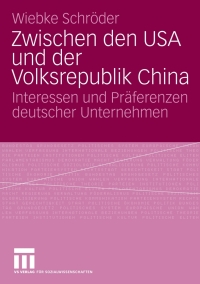 Immagine di copertina: Zwischen den USA und der Volksrepublik China 9783531170305