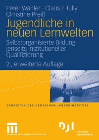 Imagen de portada: Jugendliche in neuen Lernwelten 2nd edition 9783531163420