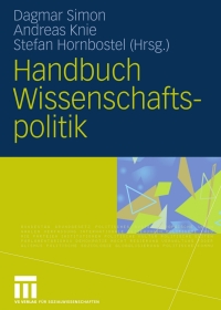 Cover image: Handbuch Wissenschaftspolitik 9783531157429