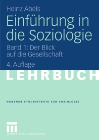 Cover image: Einführung in die Soziologie 4th edition 9783531166339