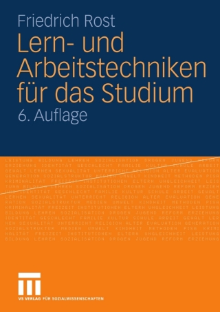 صورة الغلاف: Lern- und Arbeitstechniken für das Studium 6th edition 9783531172934