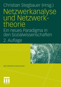 Cover image: Netzwerkanalyse und Netzwerktheorie 2nd edition 9783531173276